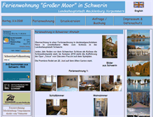 Tablet Screenshot of ferienwohnung-schwerin.eu